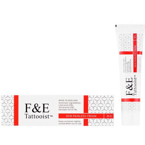 Anesthetic cream F&E Tattooist Original RED, 35 g