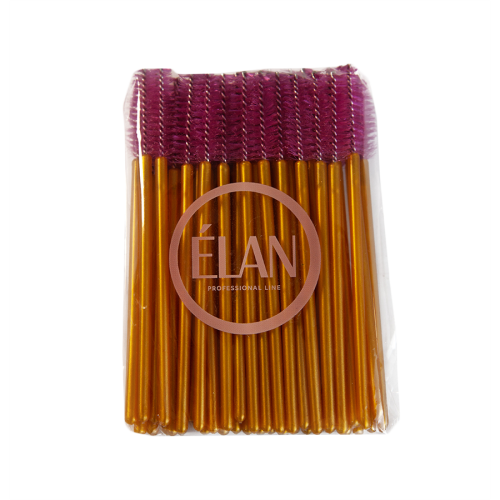 Disposable nylon brush (red) ELAN, 50 pcs