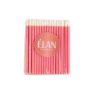 Велюровые аппликаторы для ресниц, бровей и губ, розовые, 50 шт ELAN
