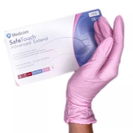Гипоаллергенные перчатки SafeTouch Advanced Pink Medicom, размер S (50 пар)