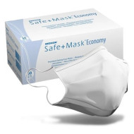Процедурные маски с ушной петлей/Safe + Mask Economy (белые) Medicom, 50 штук