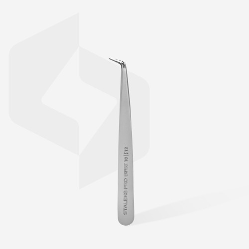 Пинцет для бровей Сталекс / Staleks EXPERT 10 TYPE 12 (изогнутый) TE-10/12