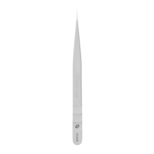 Professional eyelash tweezers Staleks EXPERT 41 TYPE 10 (straight) TE-41/10