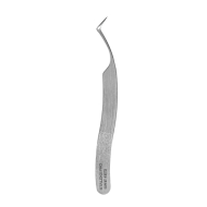 Professional eyelash tweezers Staleks EXPERT 41 TYPE 2 (L-shaped,40') TE-41/2